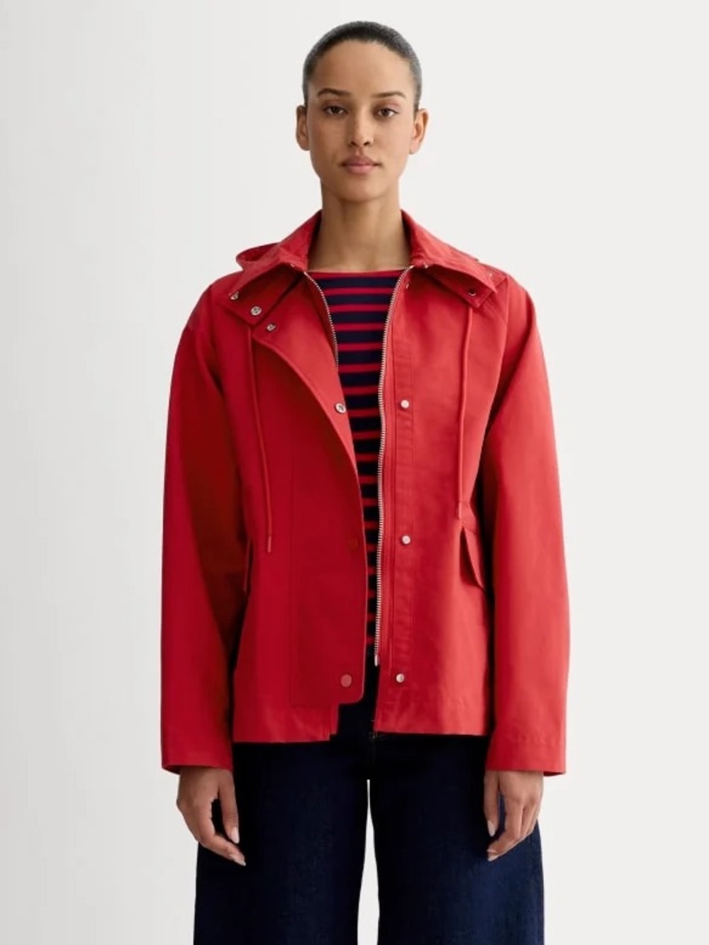 Everlane Red Utility Jacket - Picture 2 of 11